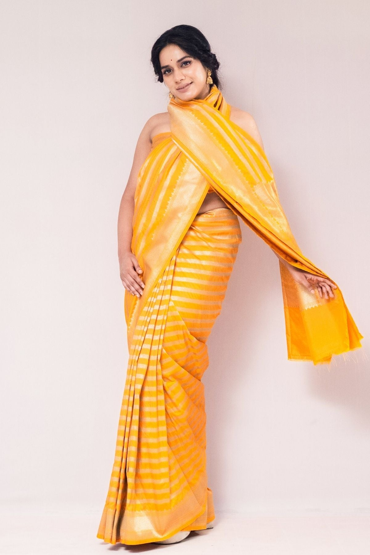 Gold Blended Silk Saree
