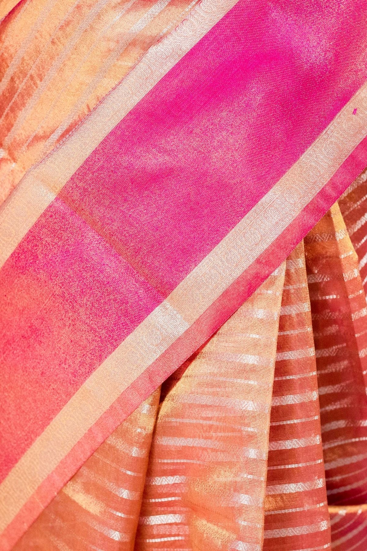 Purple Tissue Weave Saree