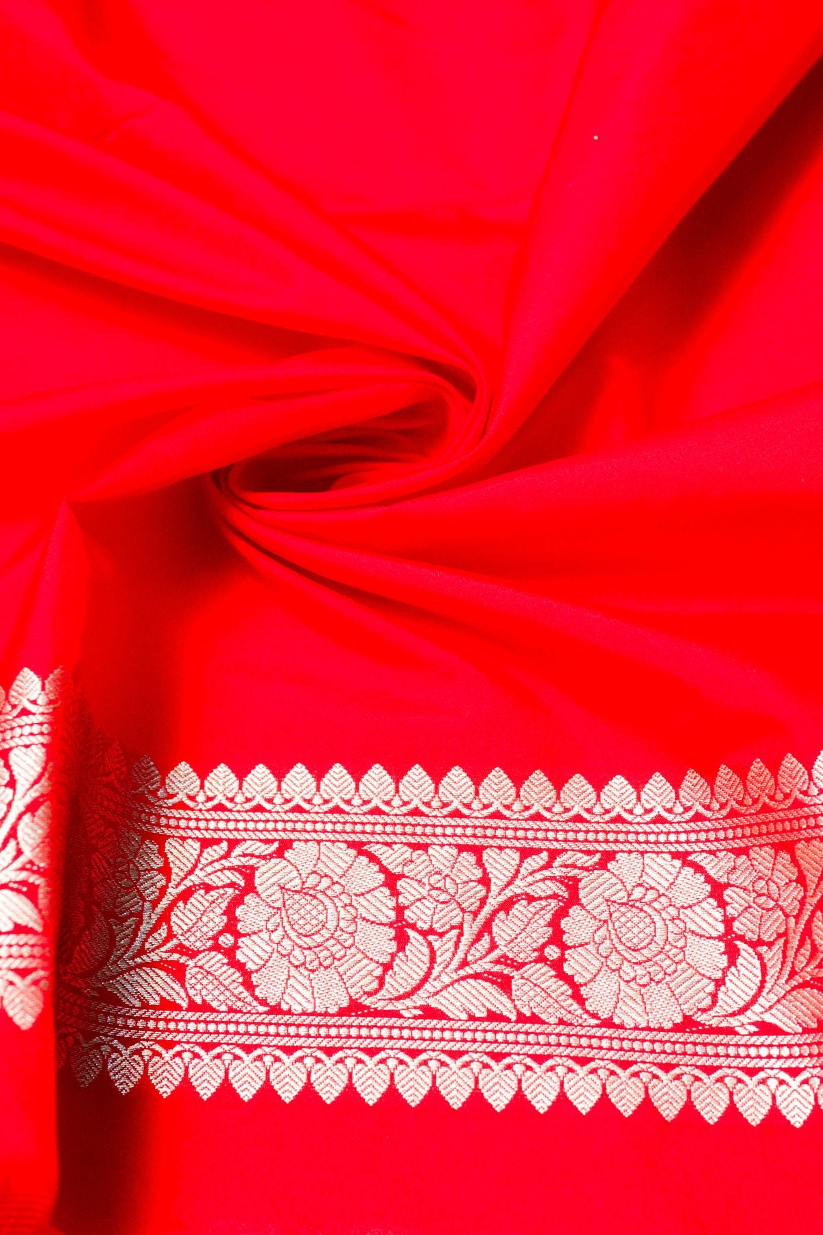Fuchsia Pink Blended Silk Saree
