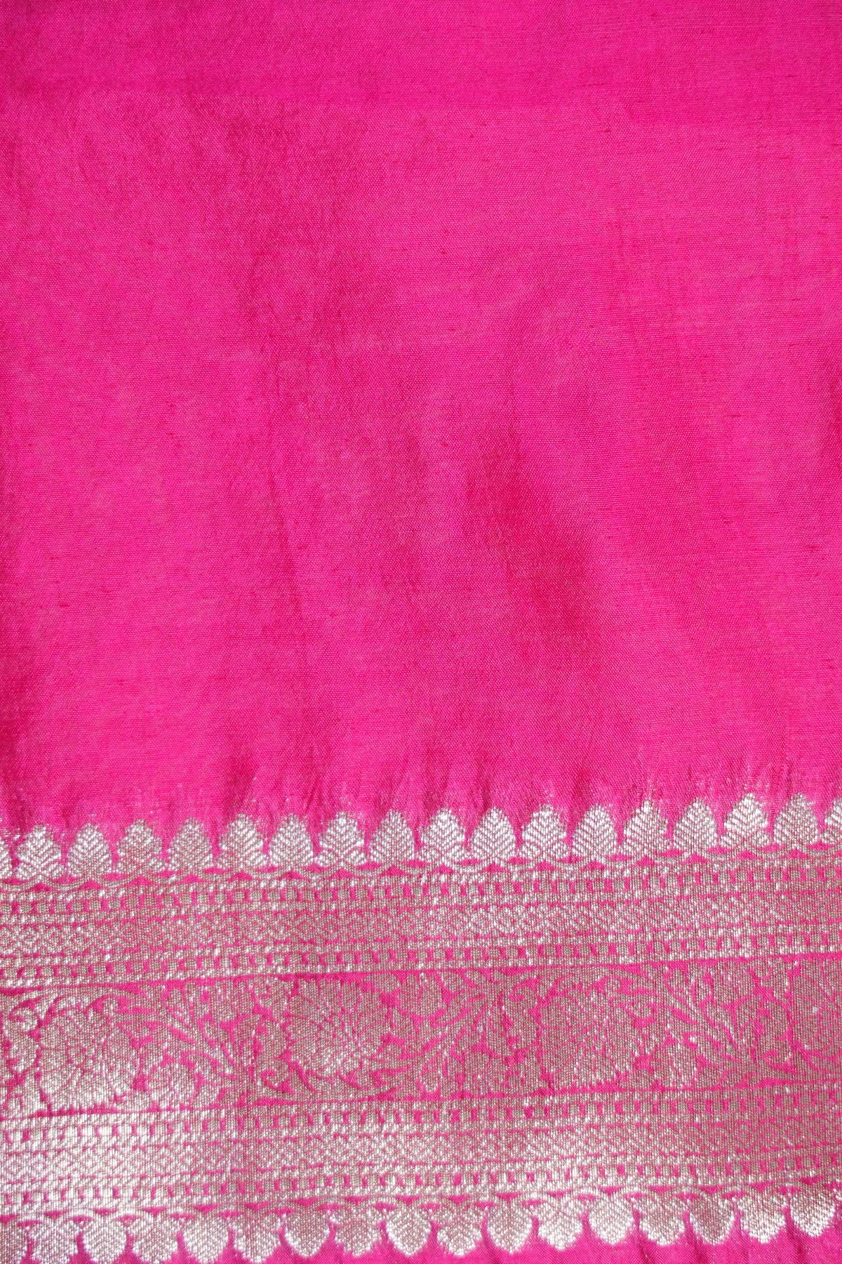 Rani Color Mango Silk Saree