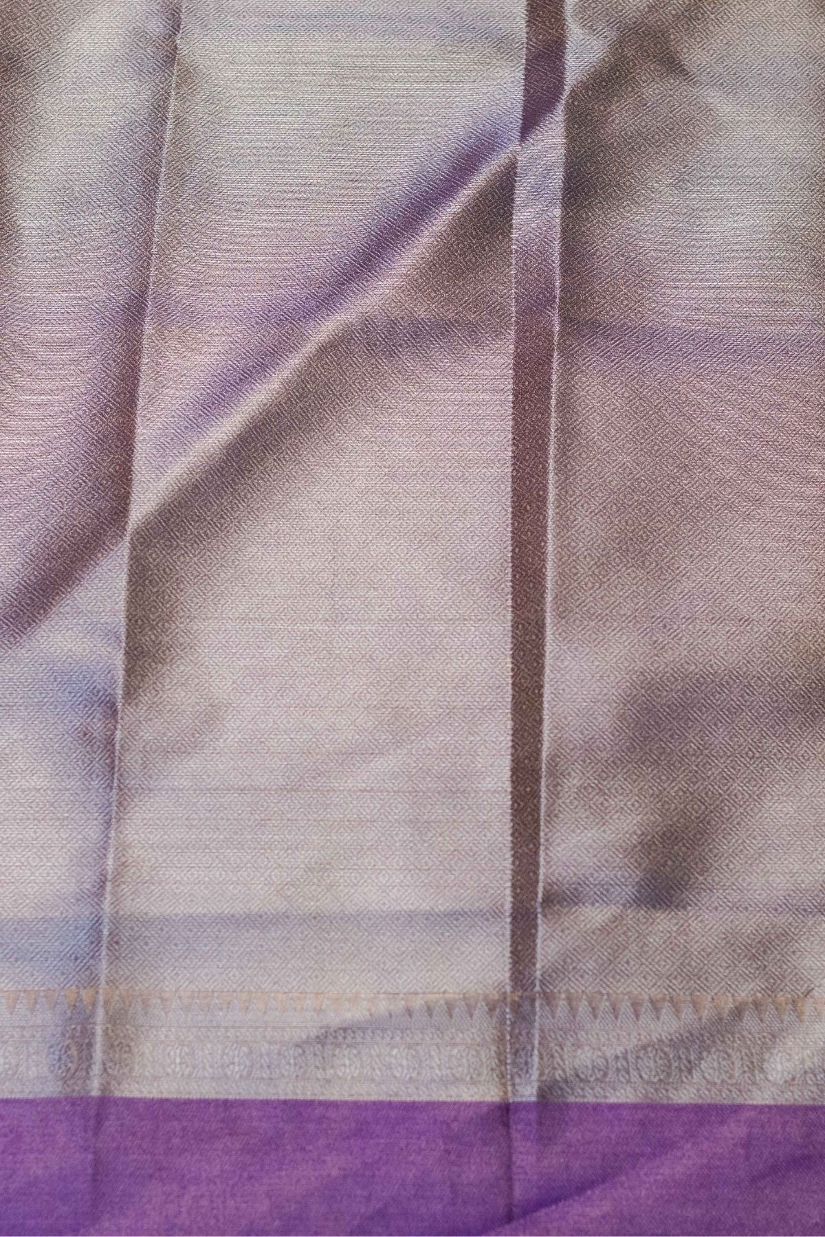 Mauve Tissue Banarasi Weave Saree