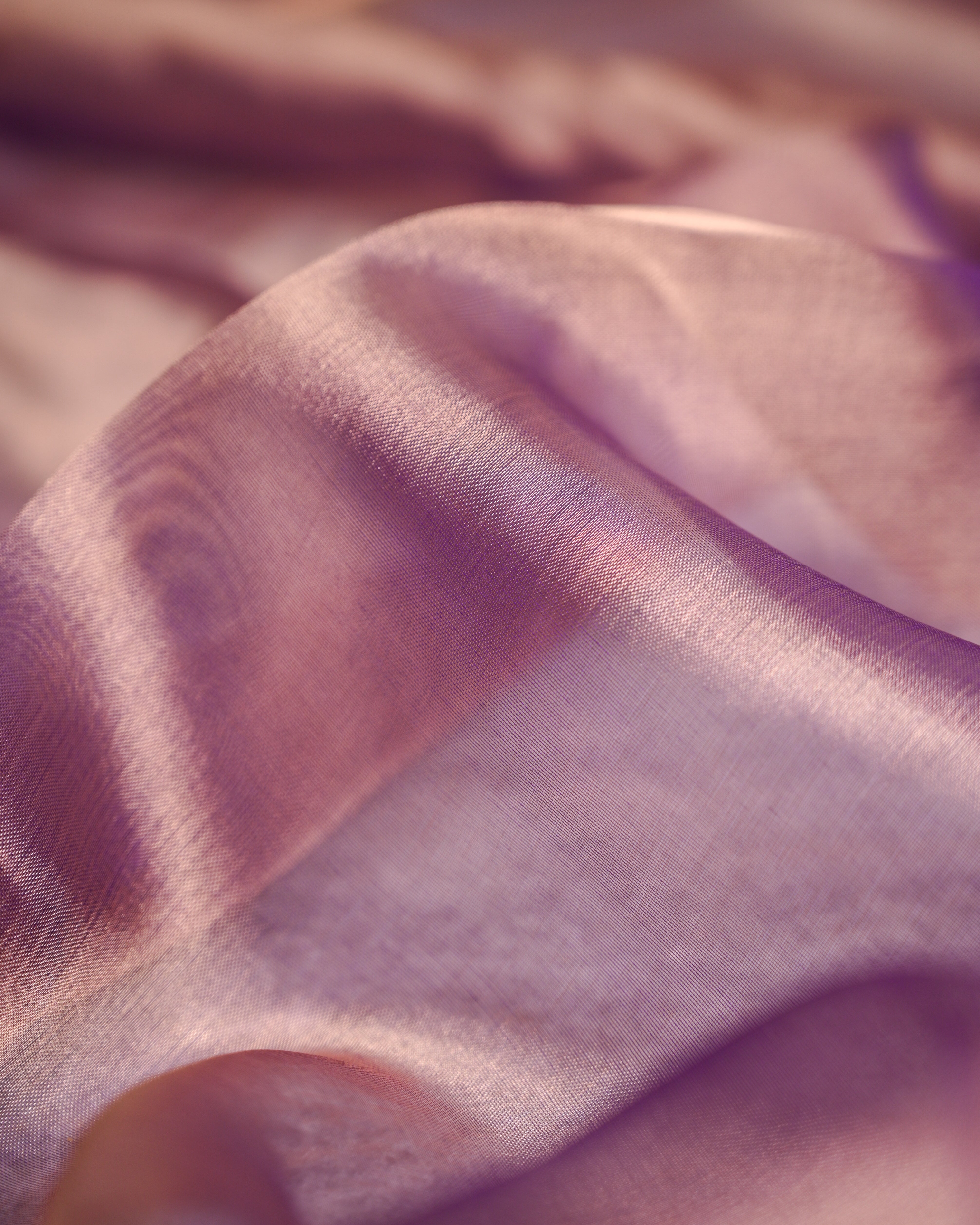 Purple Kadwa Handloom Tissue Silk Saree