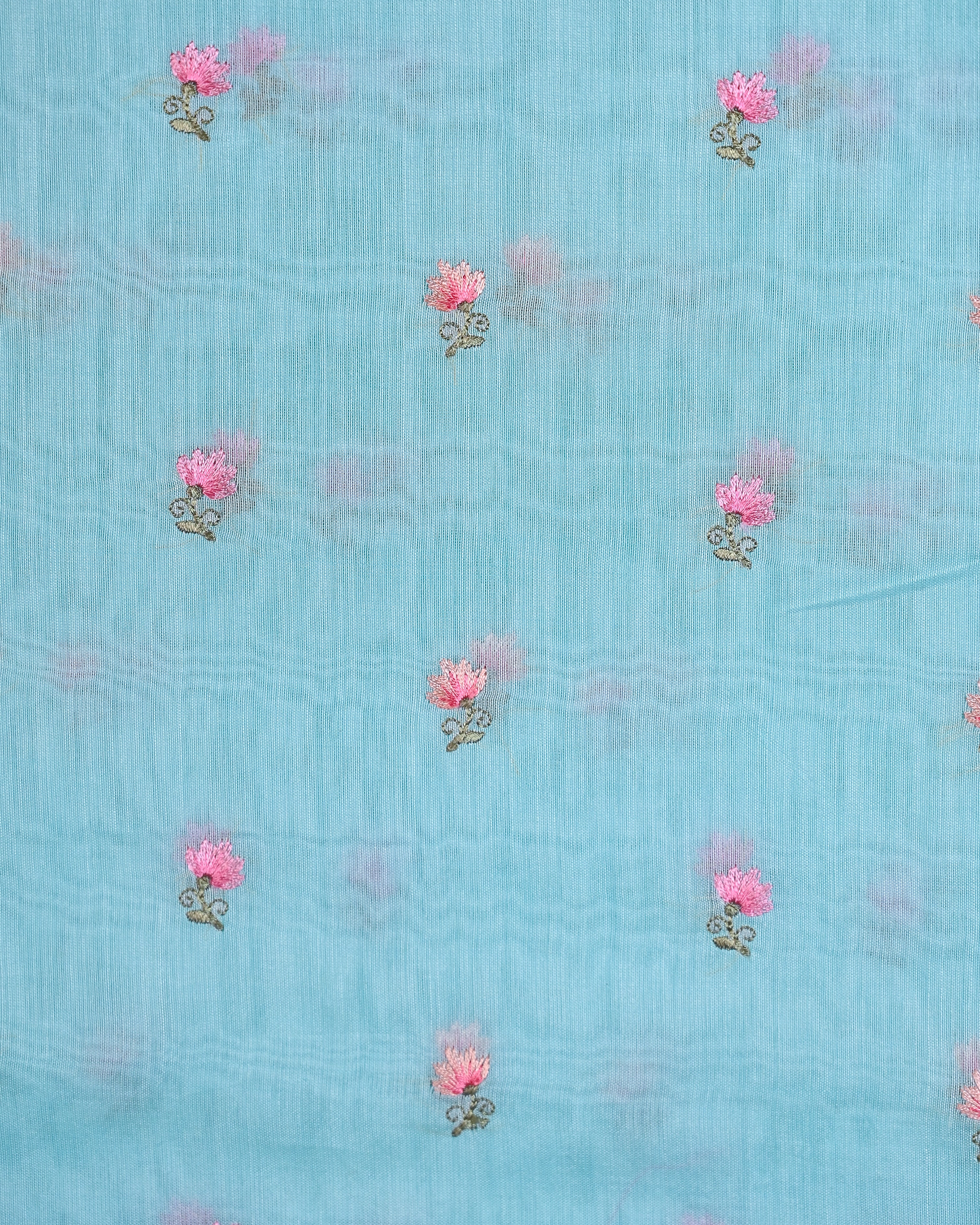 Chanderi Silk Embroidered Saree