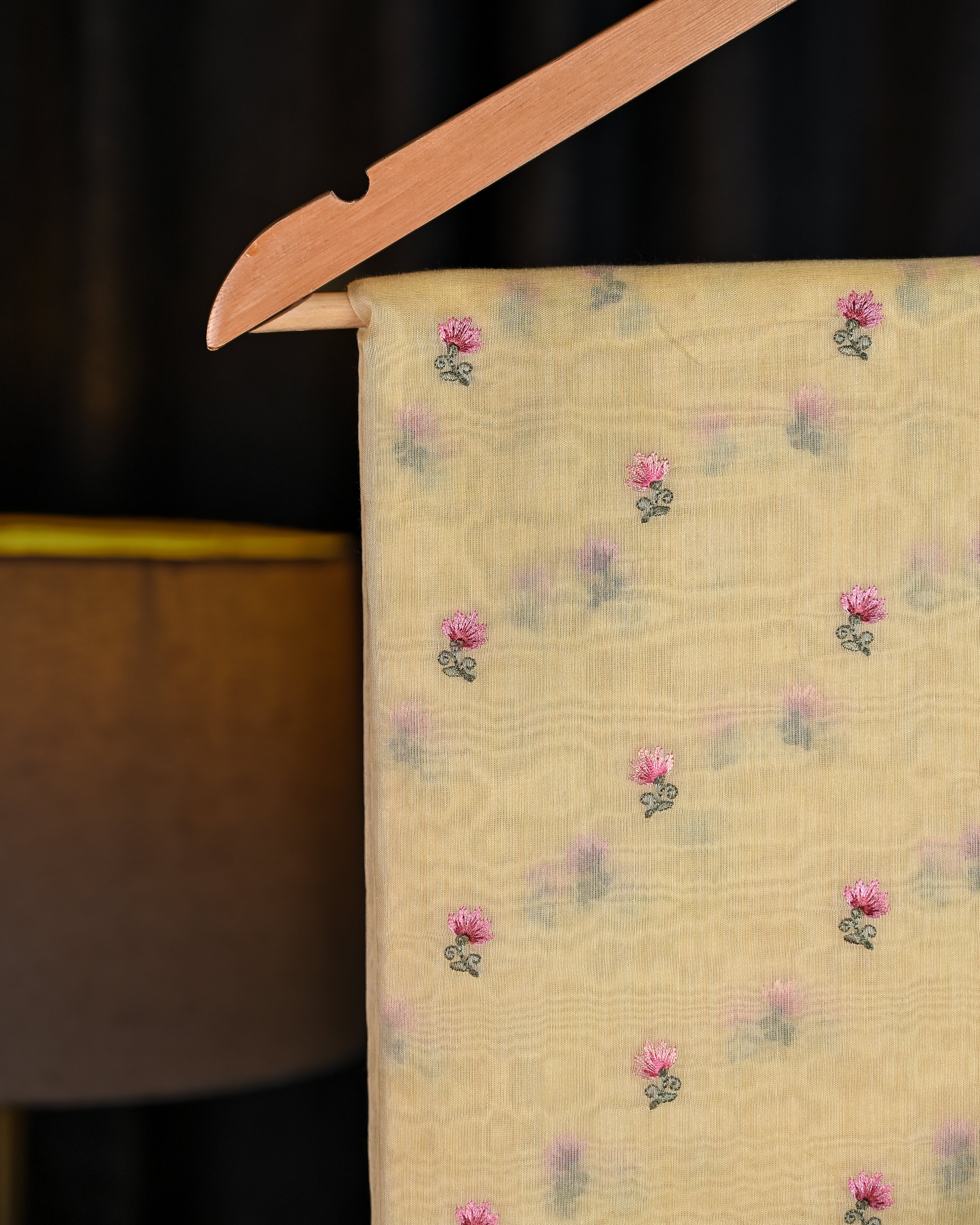 Chanderi Silk Embroidered Saree