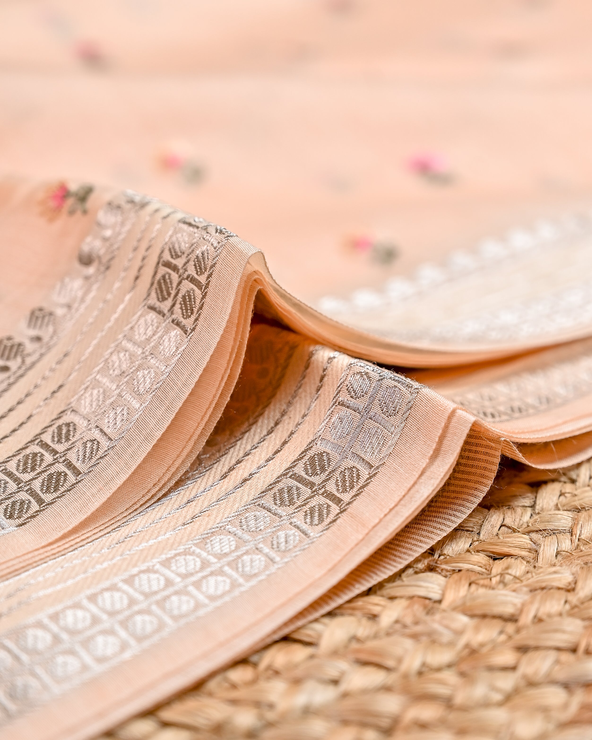 Chanderi Silk Embroidered Saree