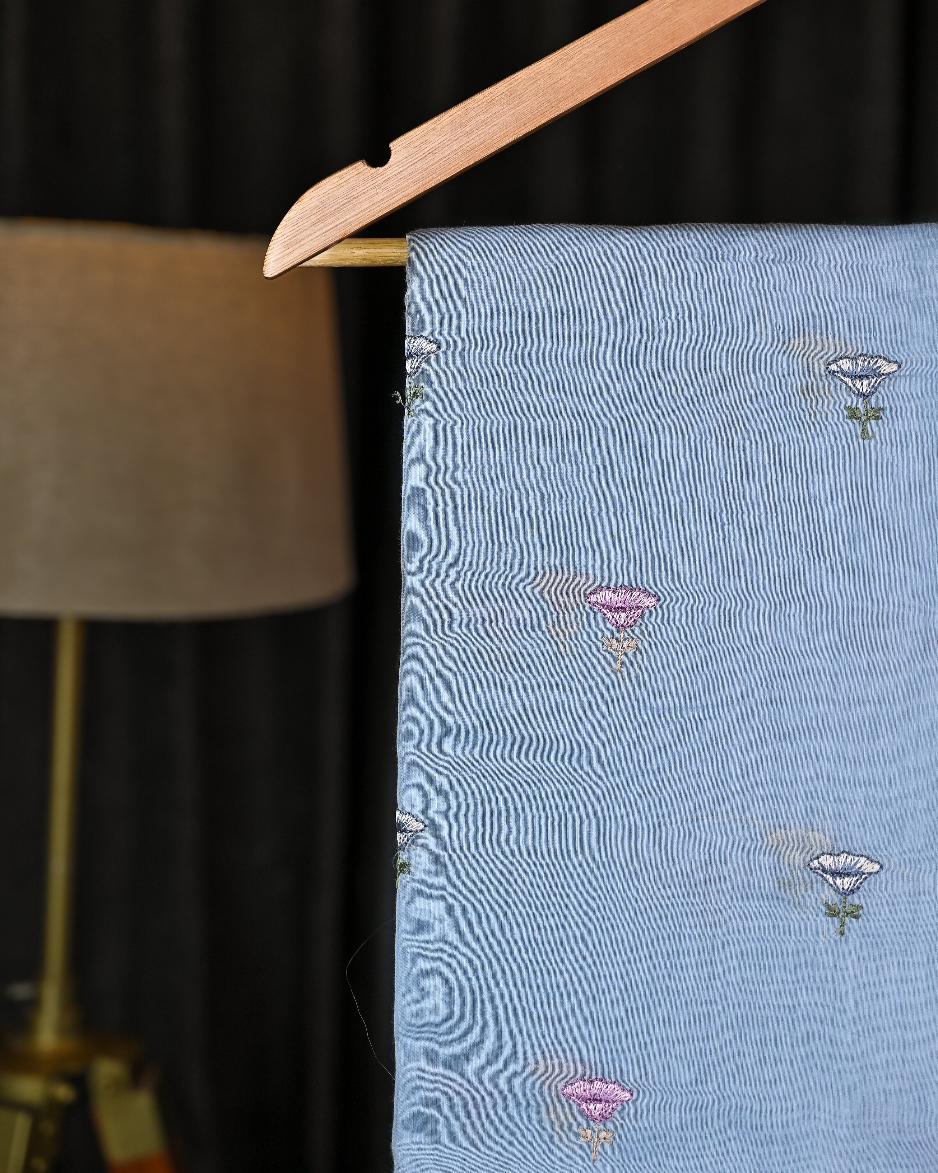 Chanderi Silk Embroidered Saree