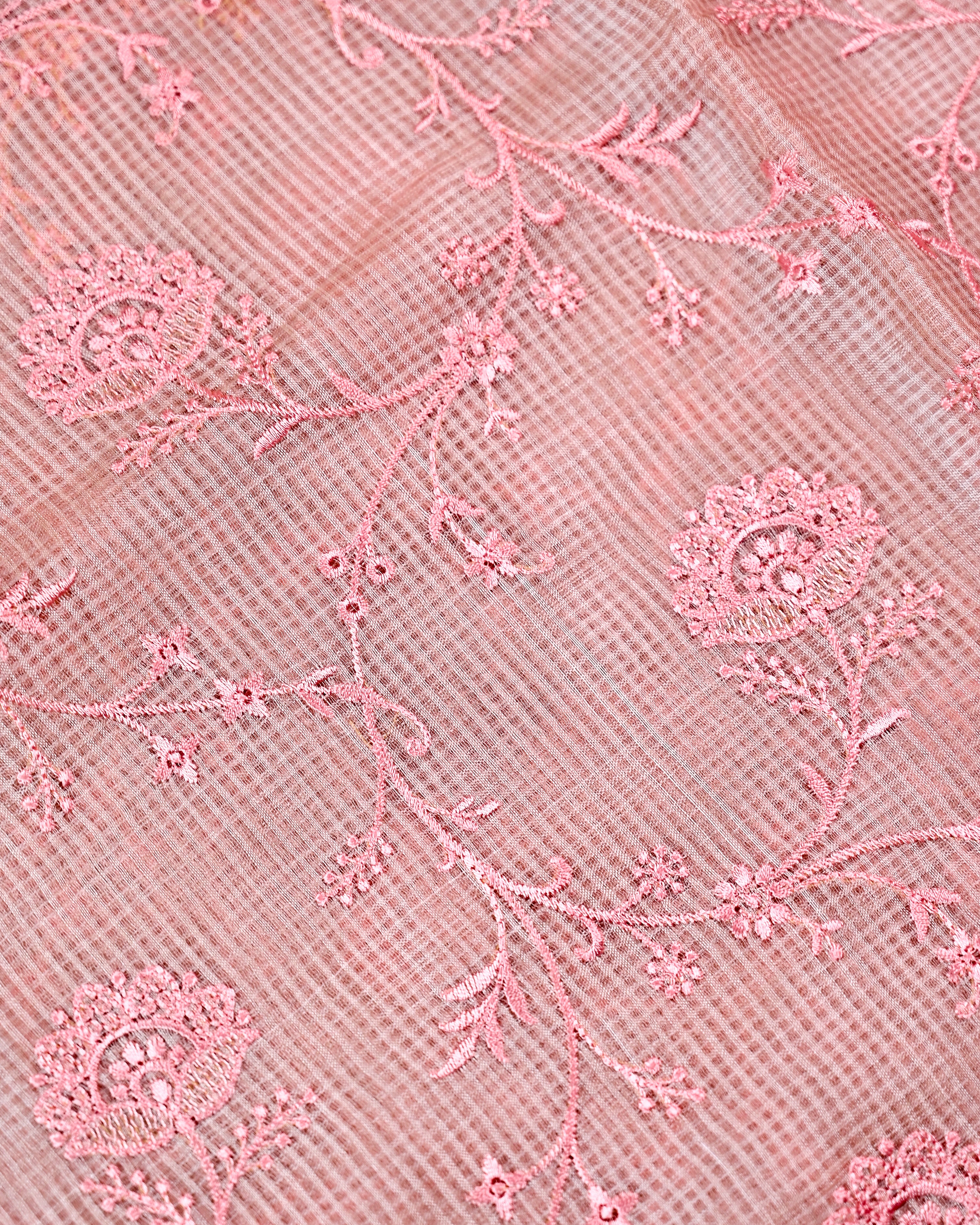 Kota tussar silk embroidered  saree