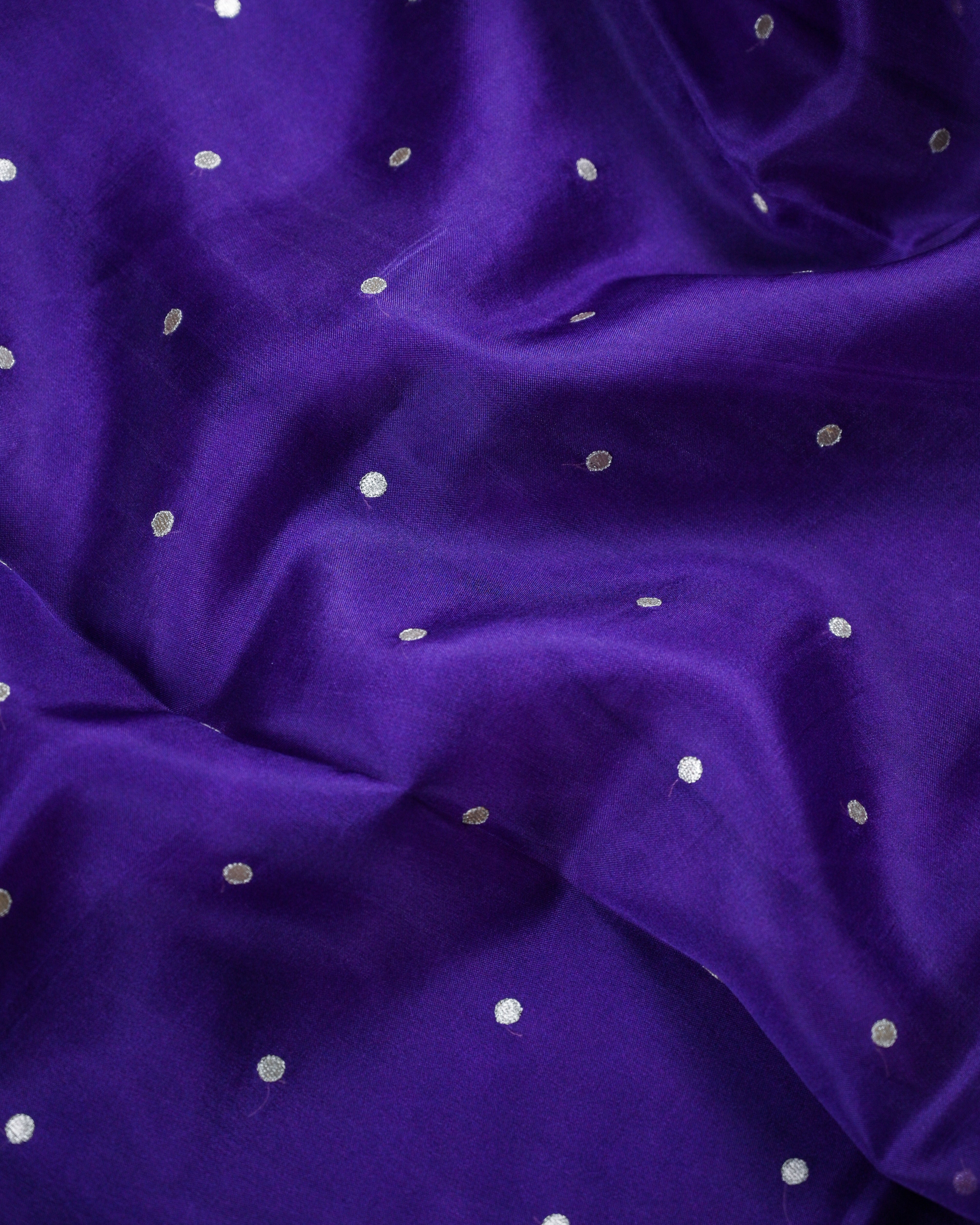 Sacred Motif Organza Silk Unstitched Suit Set