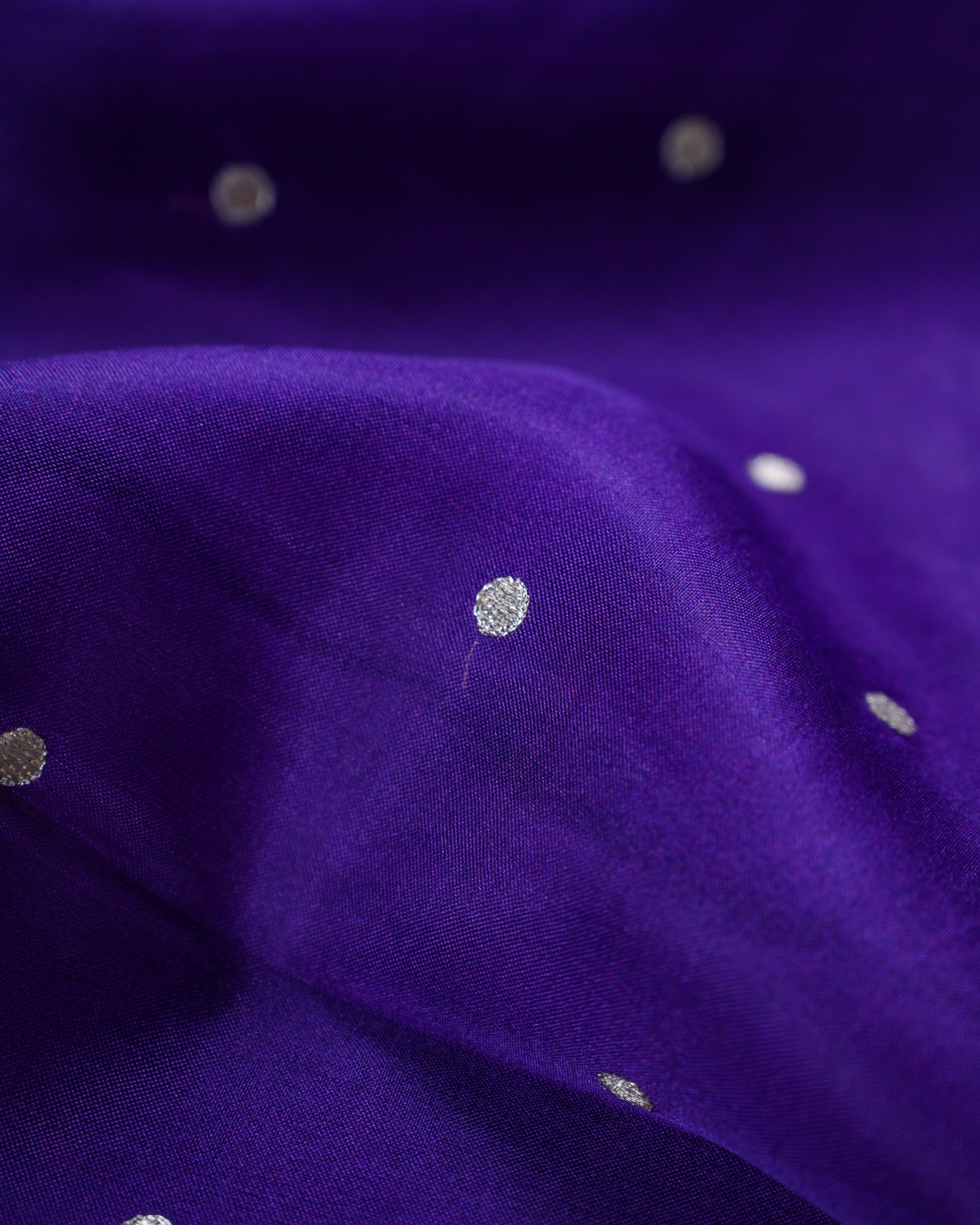 Sacred Motif Organza Silk Unstitched Suit Set