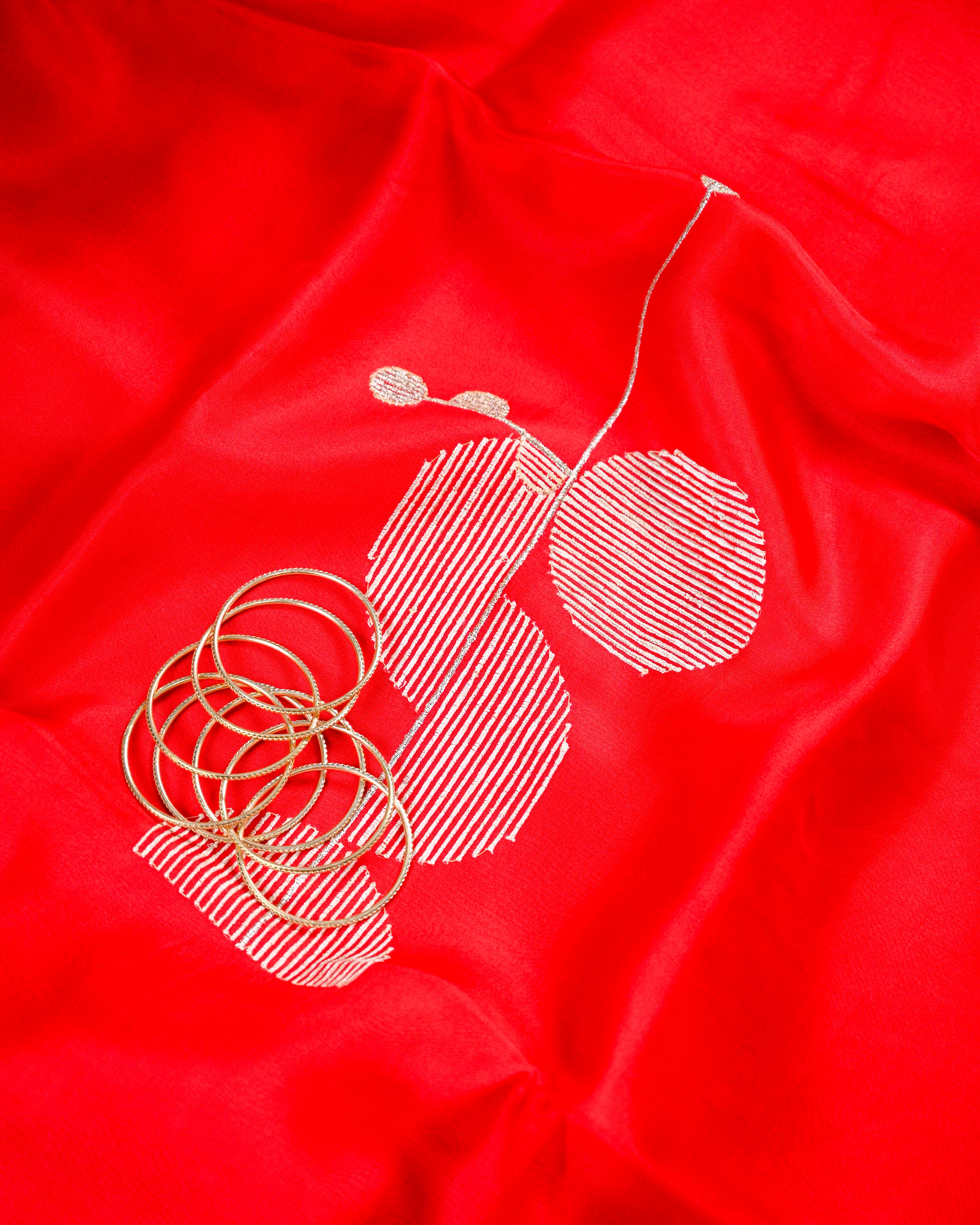 Organza–Kora Silk Unstitched Suit Set