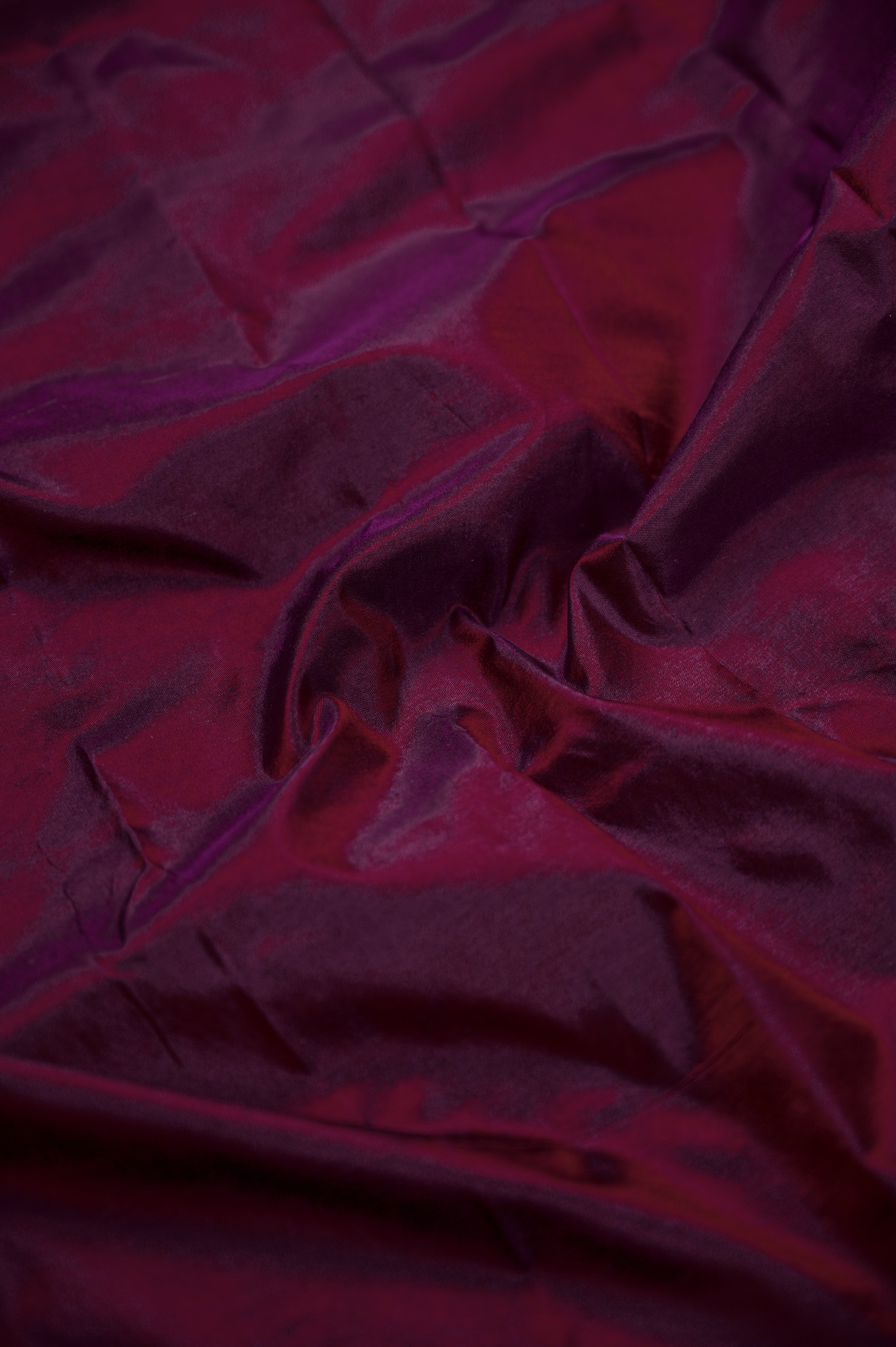Wine Banarasi Katan Silk Saree