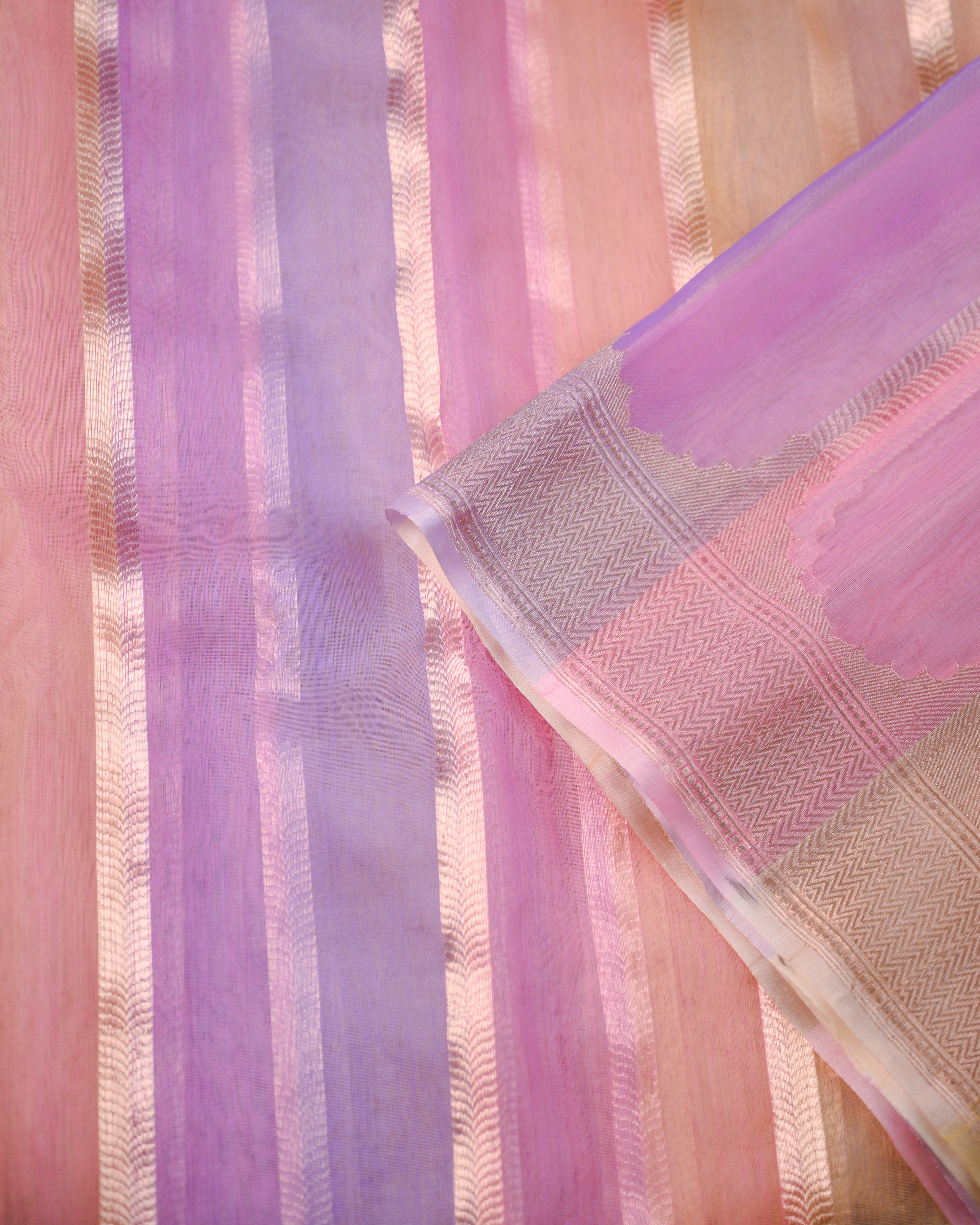 Banarasi Handloom Organza Silk Rangkat Saree