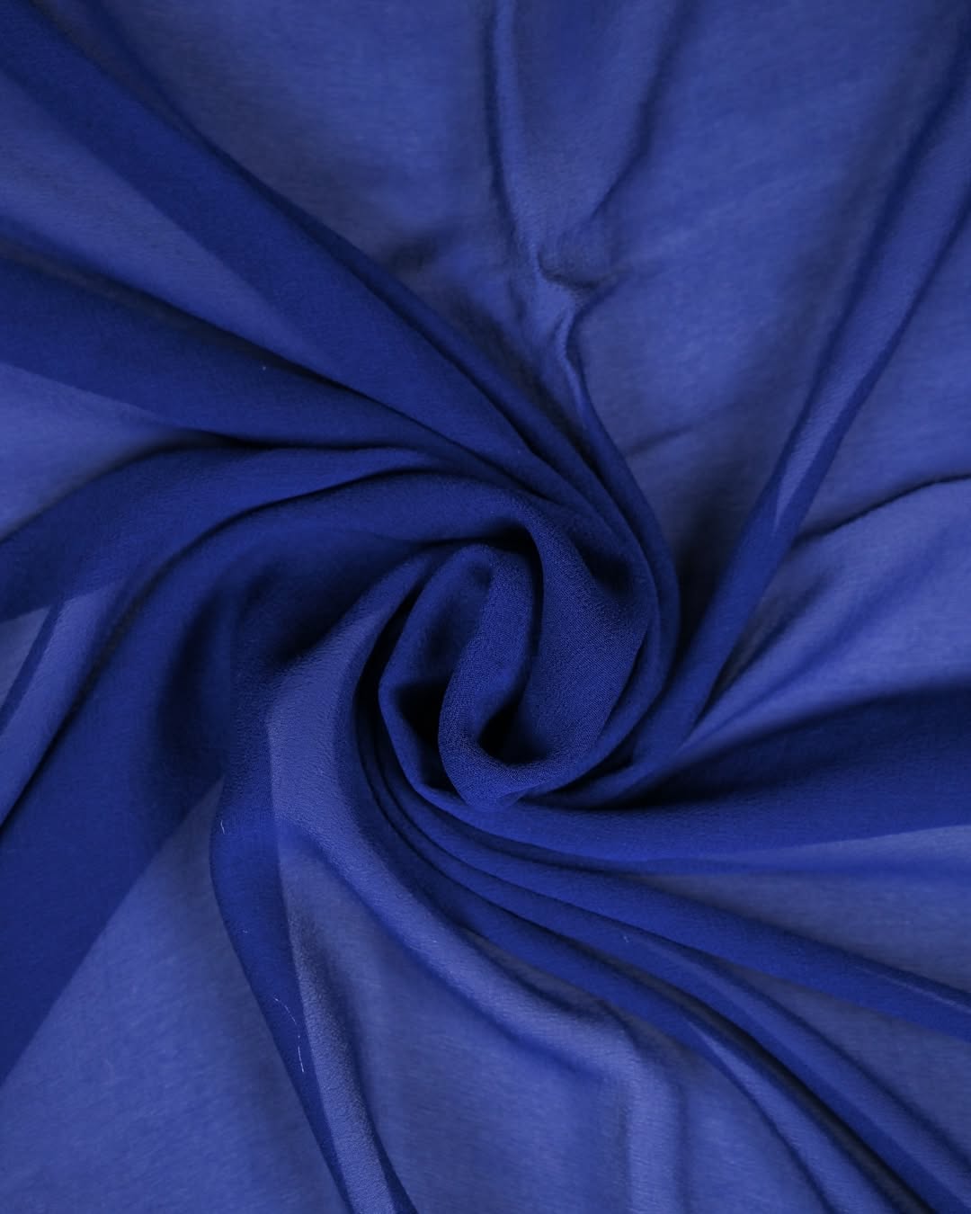 Royal Blue Khaddi Georgette Saree