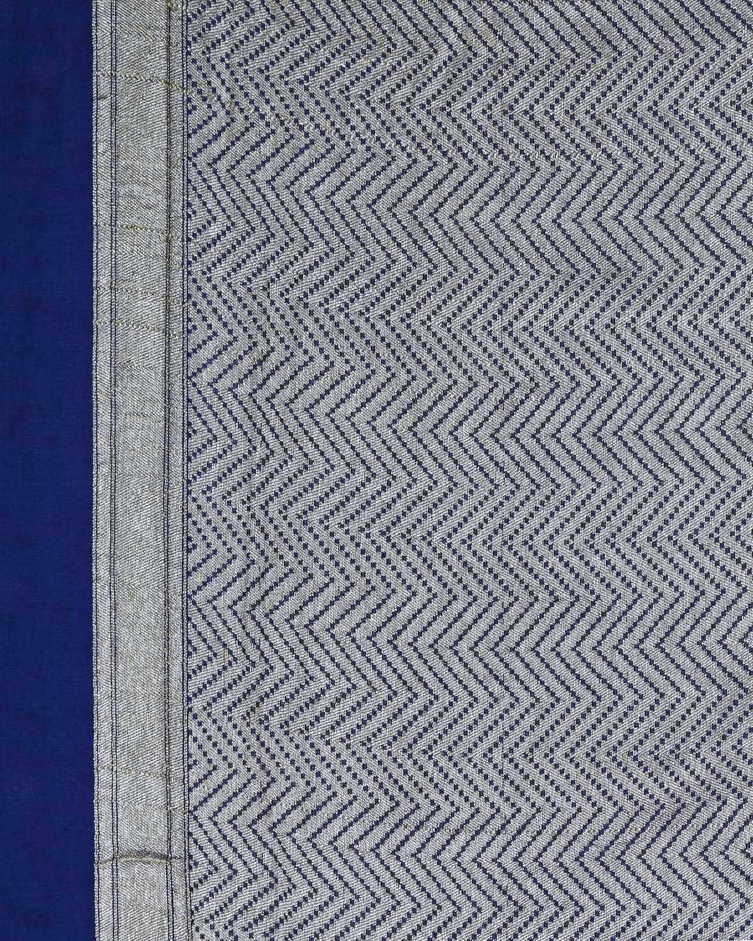 Royal Blue Khaddi Georgette Saree