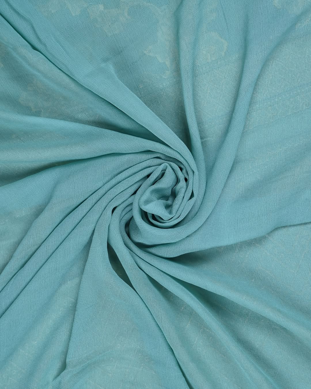 Aqua Green Khaddi Georgette Saree