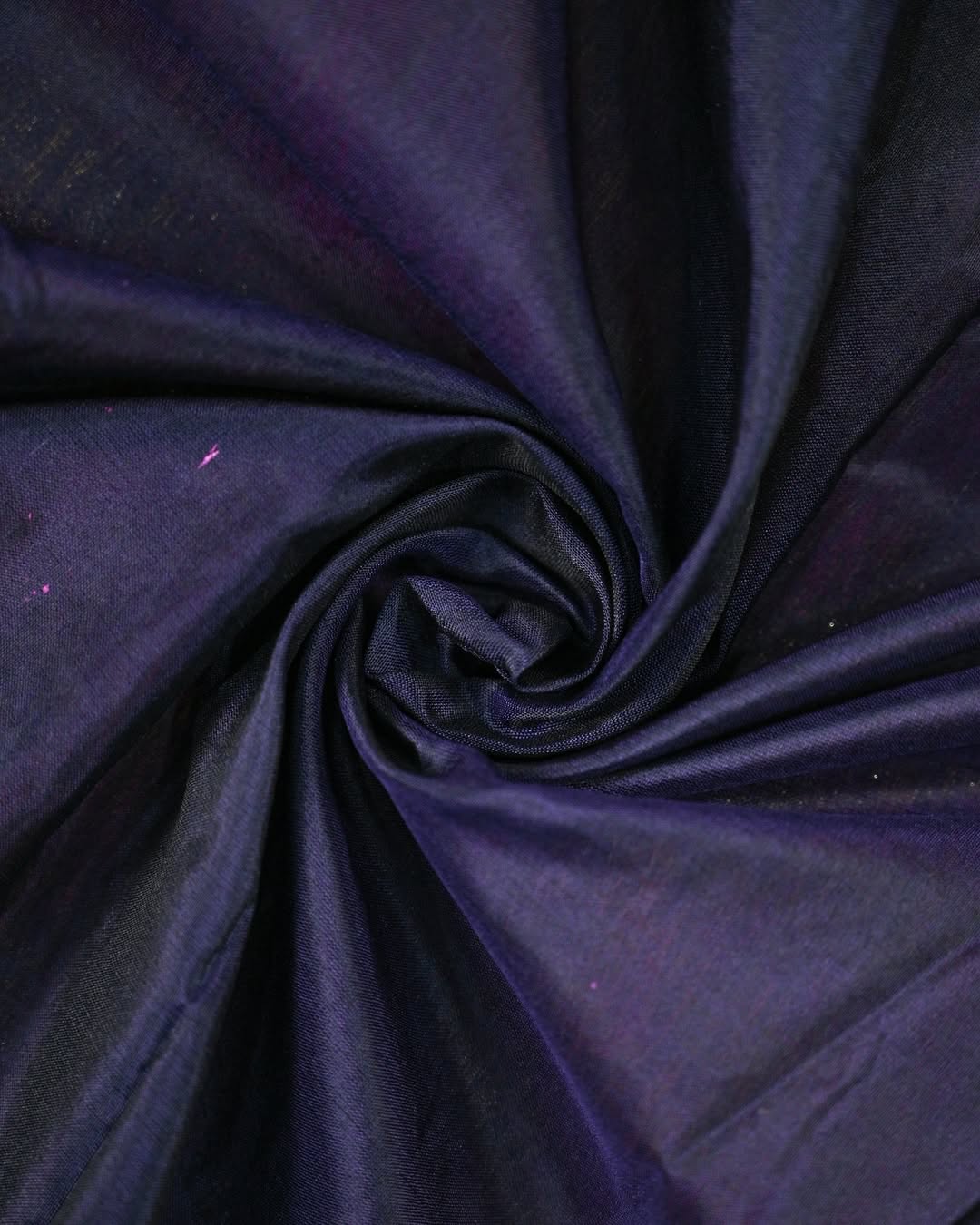 Navy Blue Banarasi Katan Silk Saree