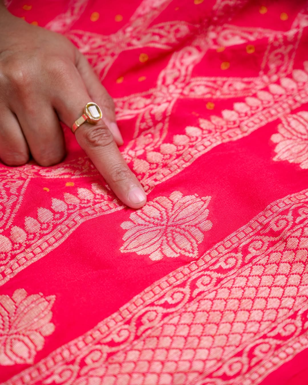 Banarasi Khaddi Georgette Saree