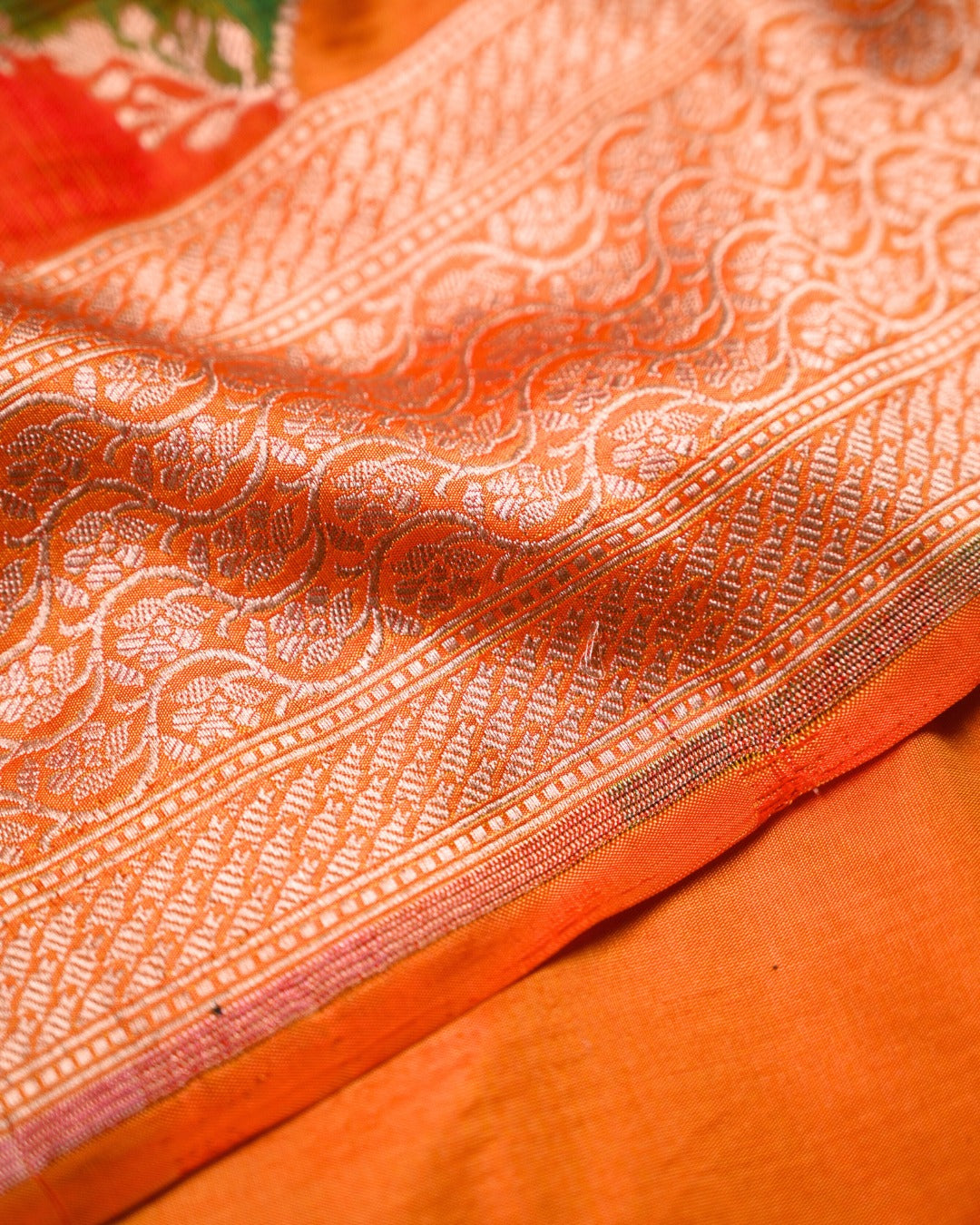 Banarasi Handloom Katan Silk Rangkaat Saree – Multicolor