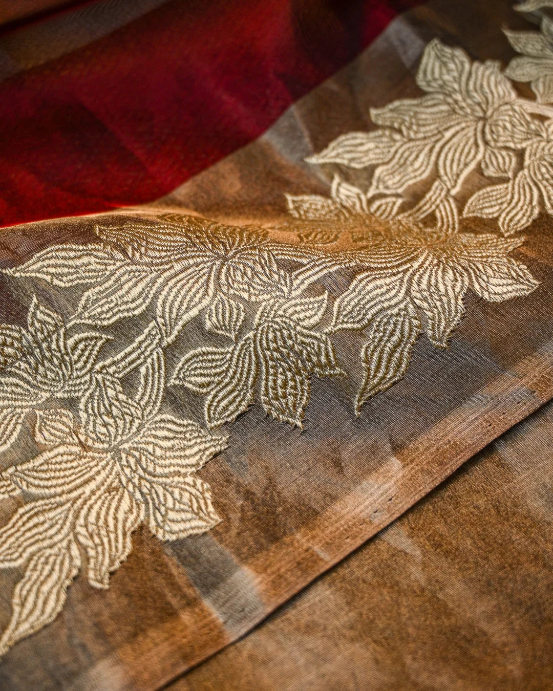 Kadhwa Katan Tissue Silk Saree