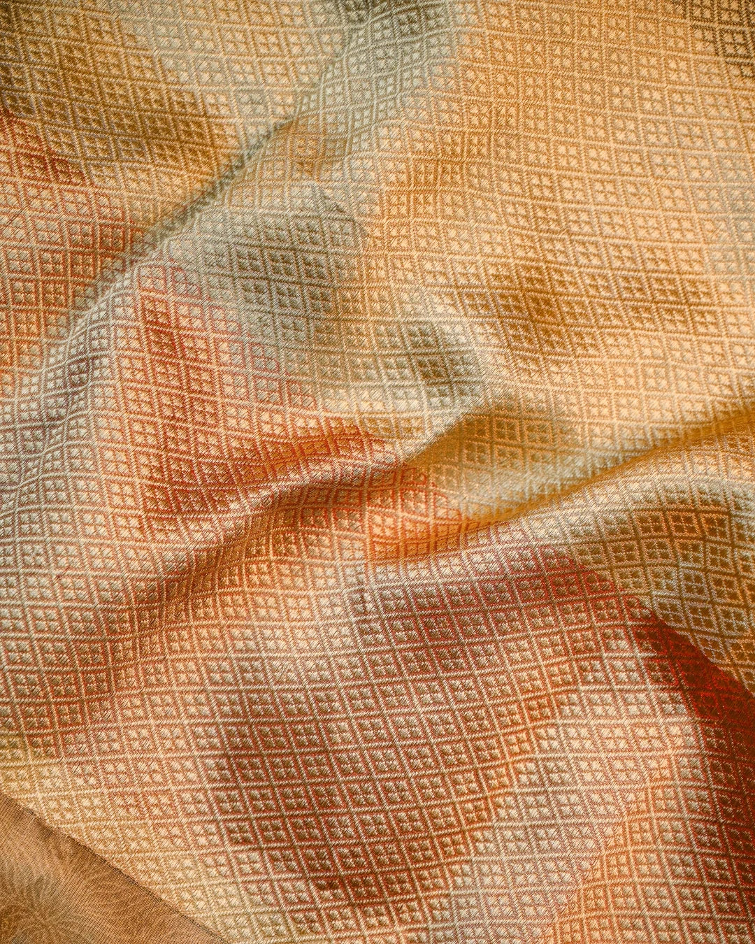 Kadhwa Katan Tissue Silk Saree