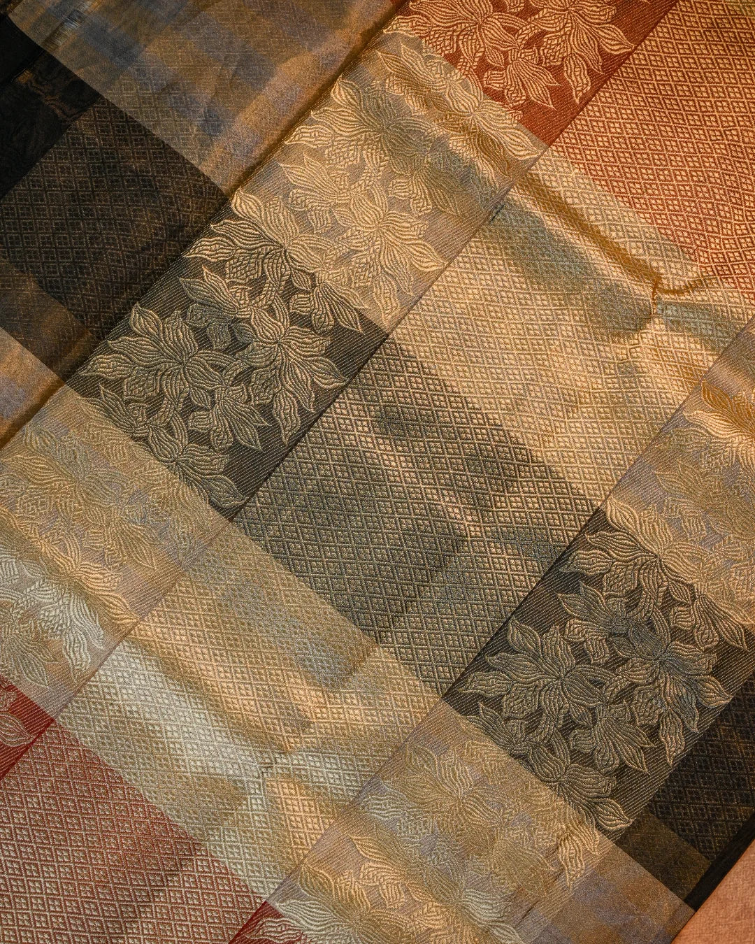 Kadhwa Katan Tissue Silk Saree
