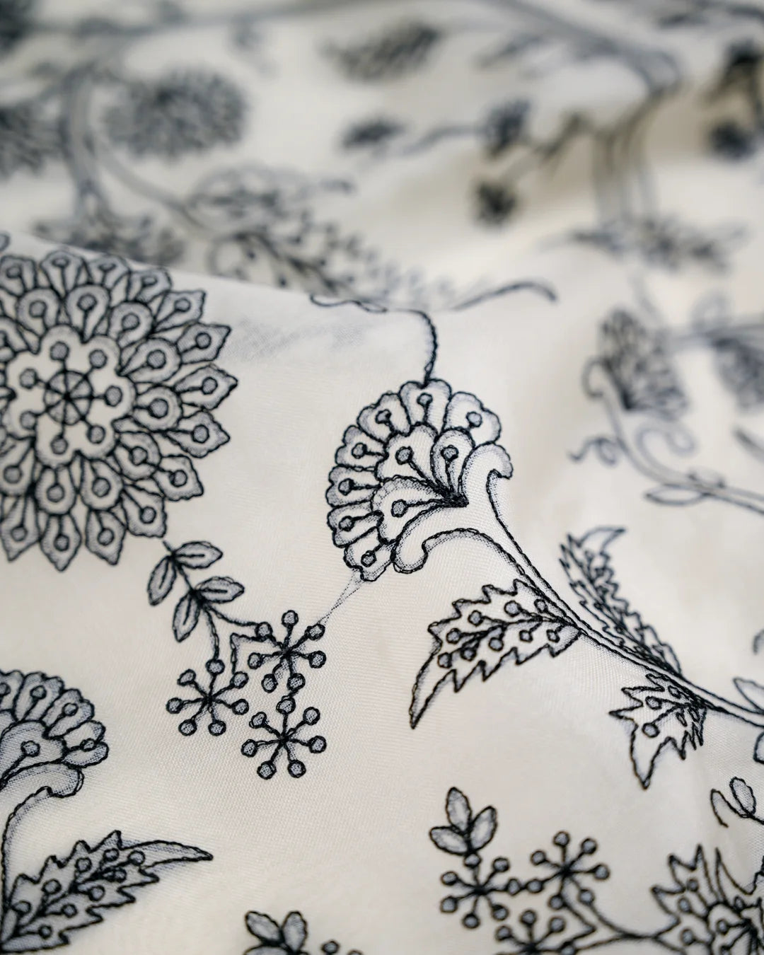 Organza Silk Embroidered Unstitched Suit Set with Dupatta