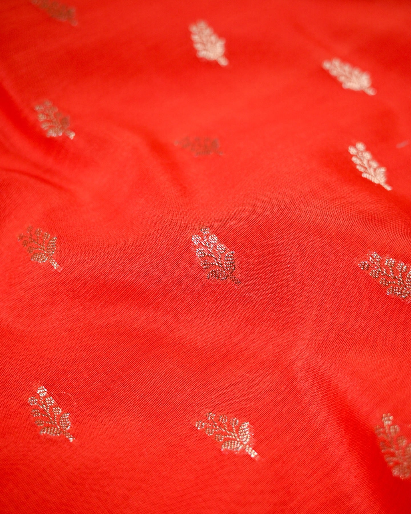 Hand-Dyed Rangkaat Chanderi Silk Suit Set with Organza Dupatta