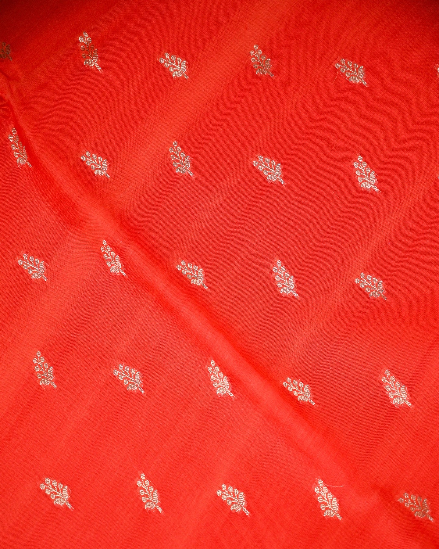 Hand-Dyed Rangkaat Chanderi Silk Suit Set with Organza Dupatta