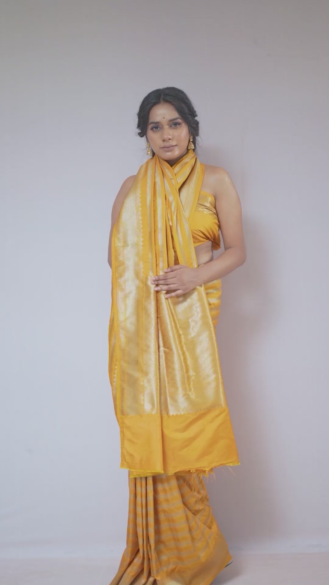 Gold Blended Silk Saree